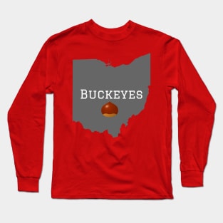 Buckeyes Columbus Ohio Nut Long Sleeve T-Shirt